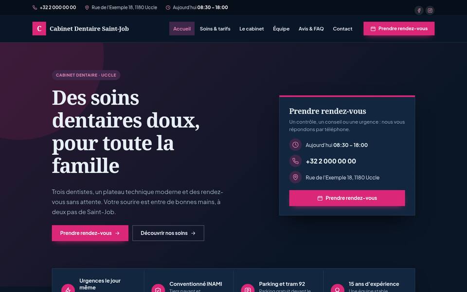 Tout à la fois : fond, couleur, écriture, haut de page, coins