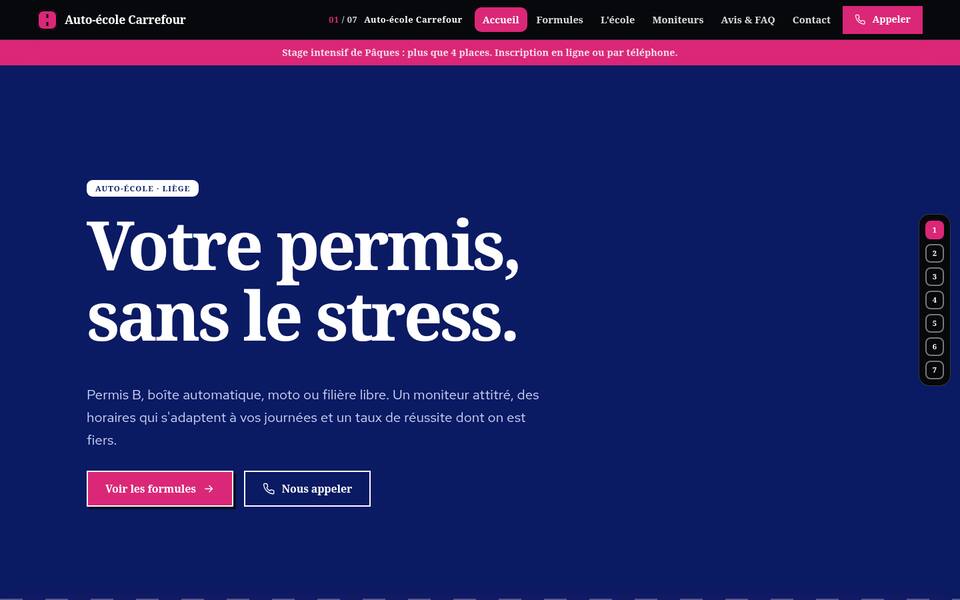 Tout à la fois : fond, couleur, écriture, haut de page, coins