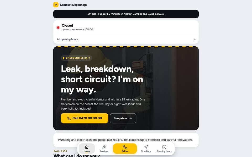 As delivered