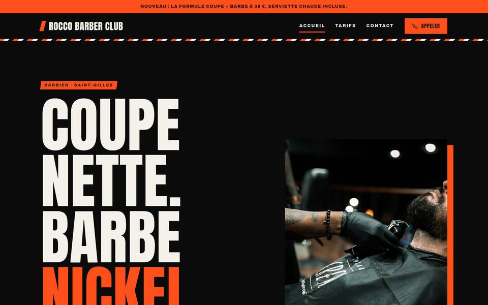 Haut de page : texte et photo côte à côte