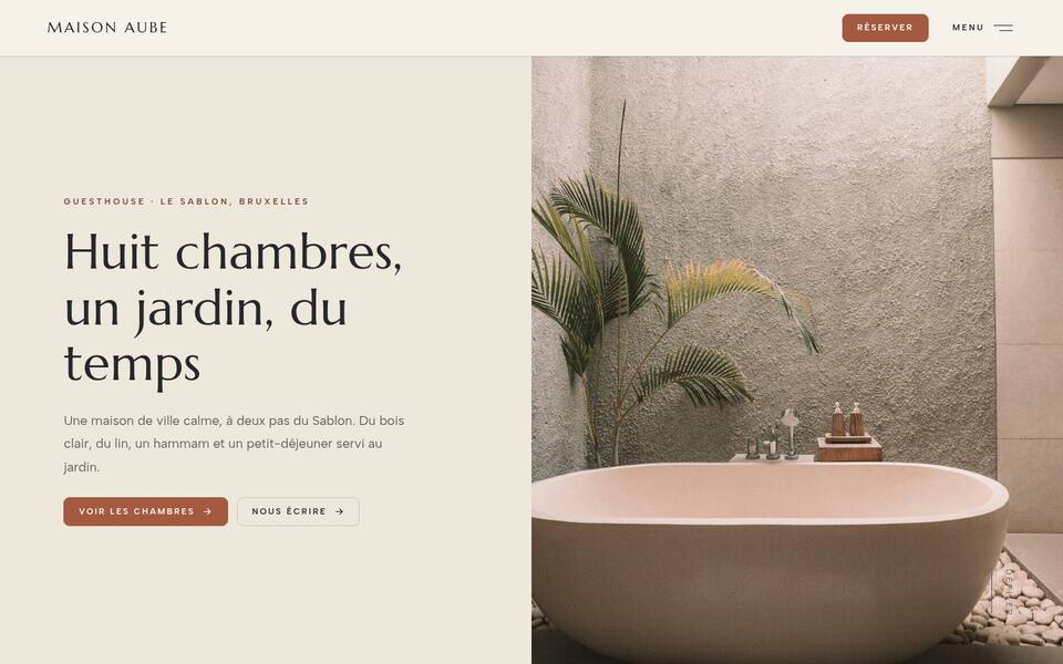 Haut de page : texte et photo côte à côte