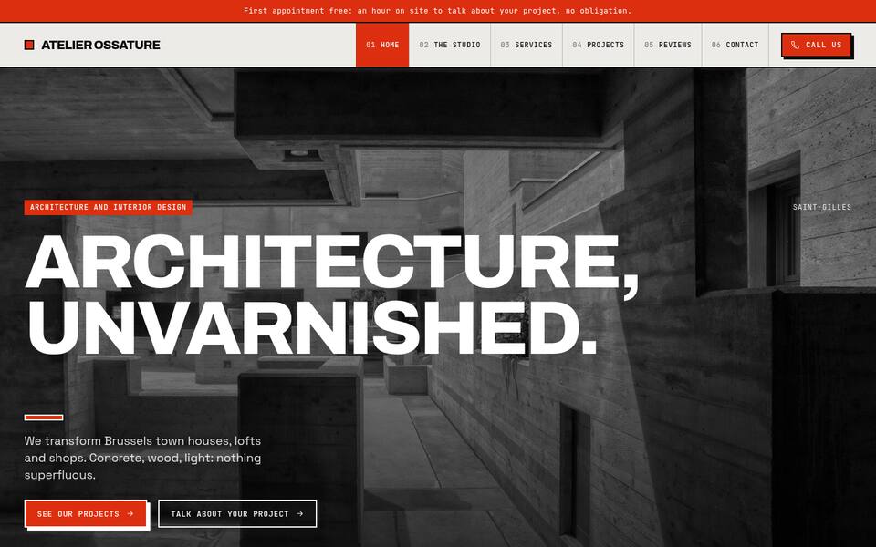 Home page top: large full-width photo