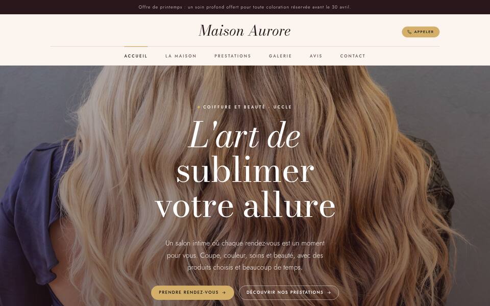 Haut de page : grande photo sur toute la largeur